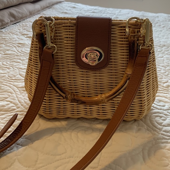 Wicker handbag NWOT - Picture 3 of 15